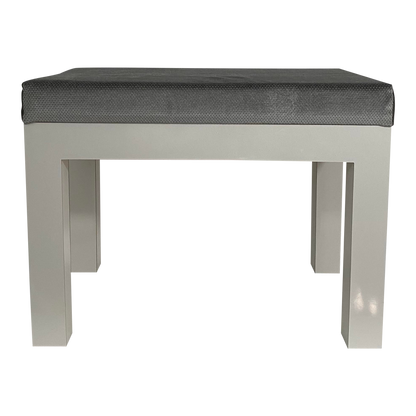 Parsons Grey Laminate Upholstered Bench