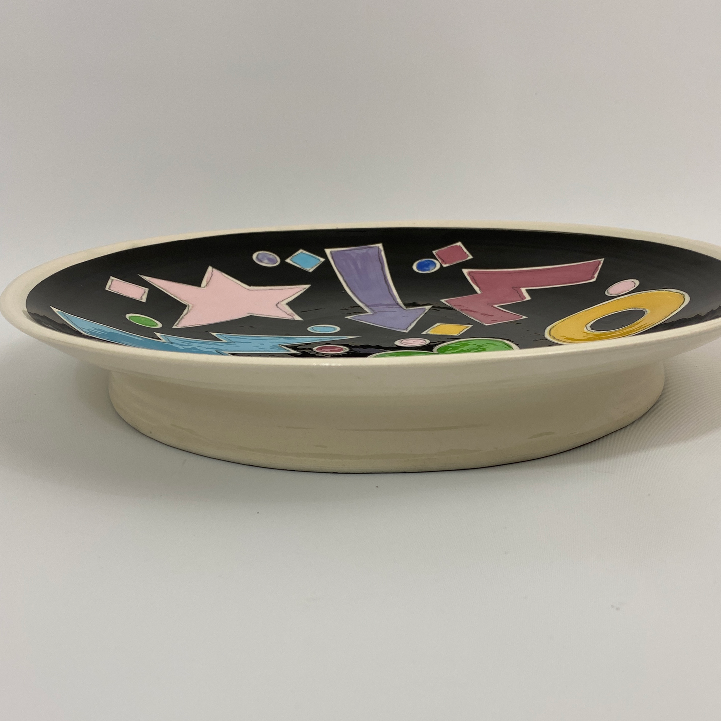 Ted Saito Artist Studio Pottery Pop Art Dish