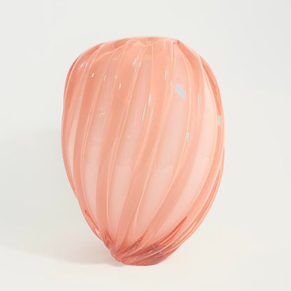 Larry Laso for Mikasa Swirl Glass Murano Style Vase