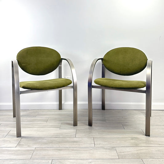 Vintage Design Institute of America Postmodern Side Chair- A Pair