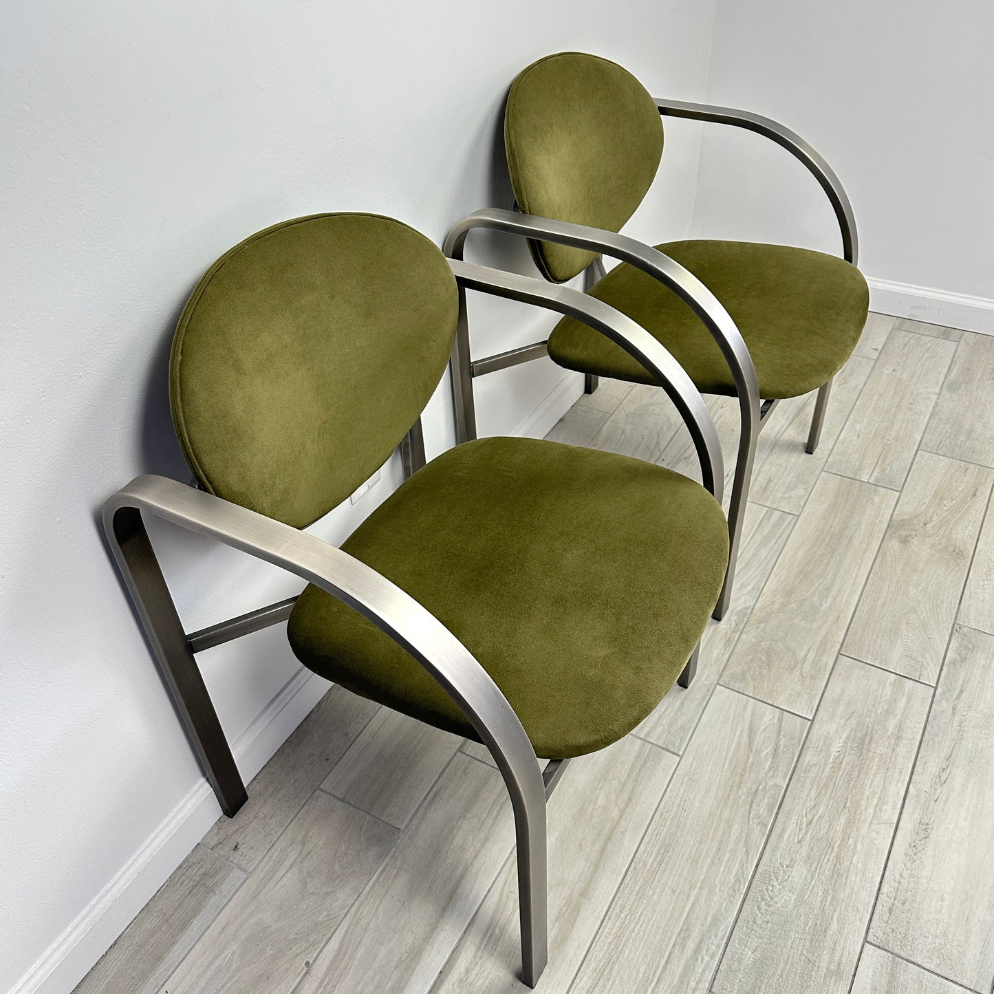 Vintage Design Institute of America Postmodern Side Chair- A Pair