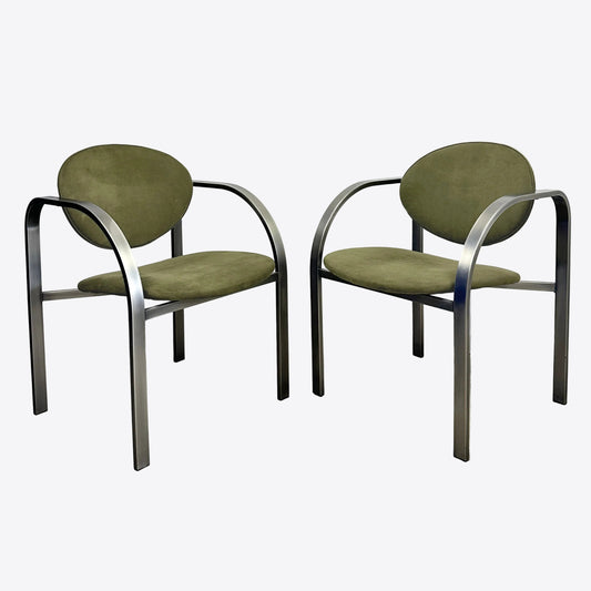 Vintage Design Institute of America Postmodern Side Chair- A Pair