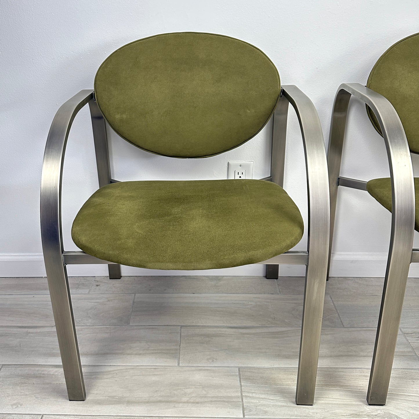 Vintage Design Institute of America Postmodern Side Chair- A Pair