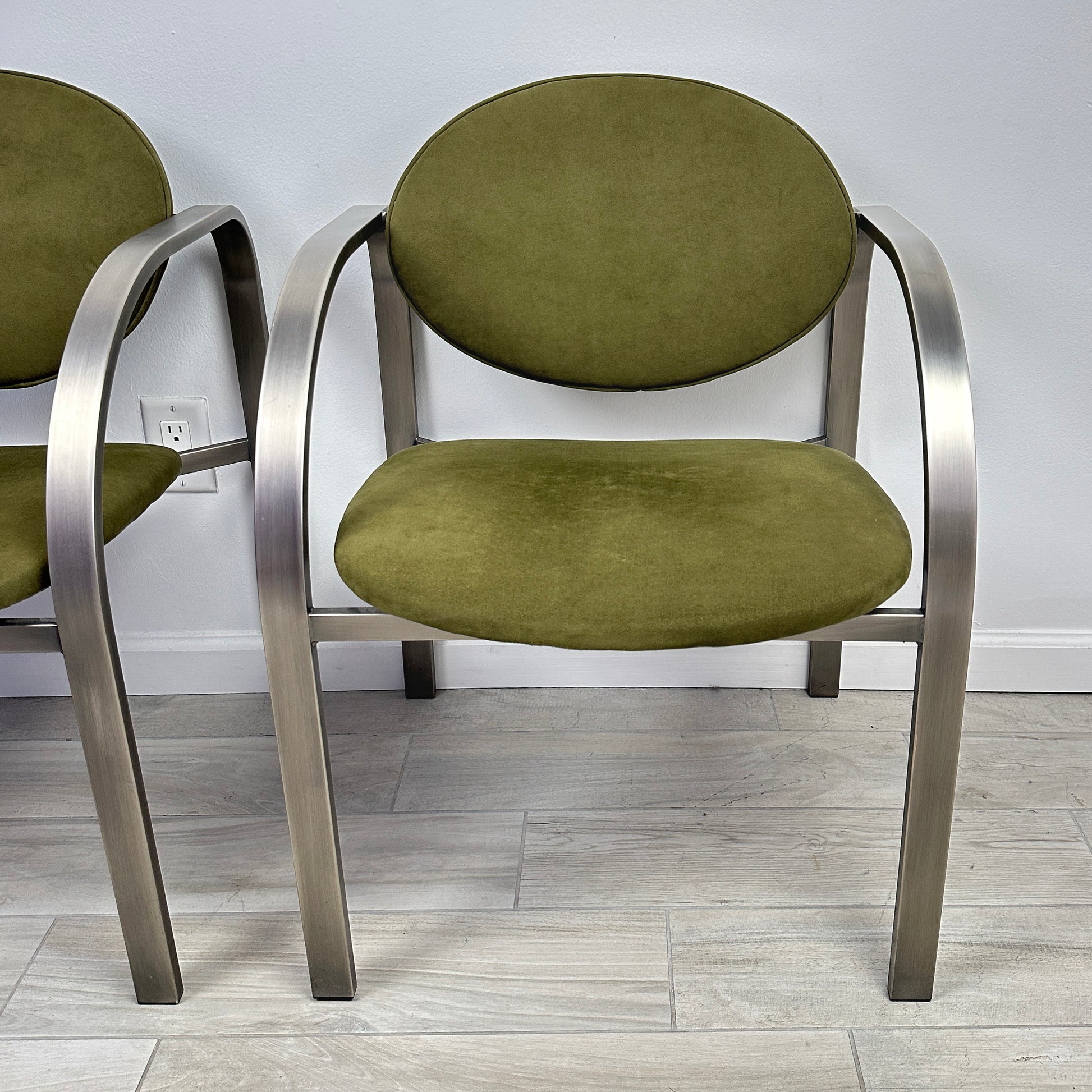 Vintage Design Institute of America Postmodern Side Chair- A Pair