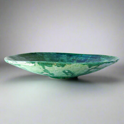 Mid 20th Century Handcrafted Ceramic Glazed Decorative Bowl