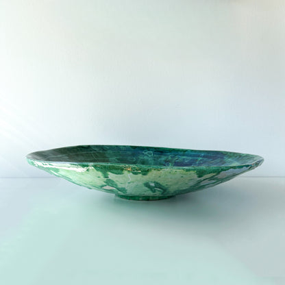 Mid 20th Century Handcrafted Ceramic Glazed Decorative Bowl