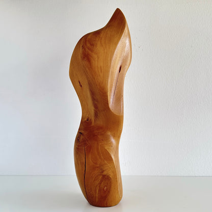 Abstract Expressionist Wood Sculpture by John Schackerman