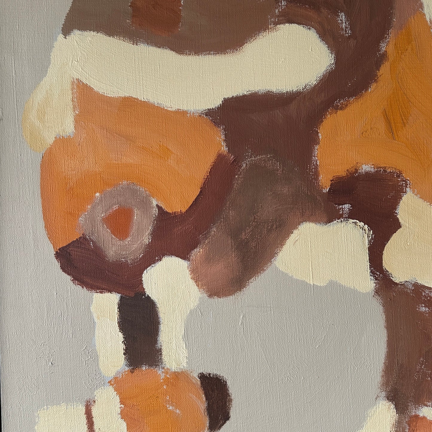 Jacob Semiatin (1915–2003) Expressionist Oil Painting Original, 1960s
