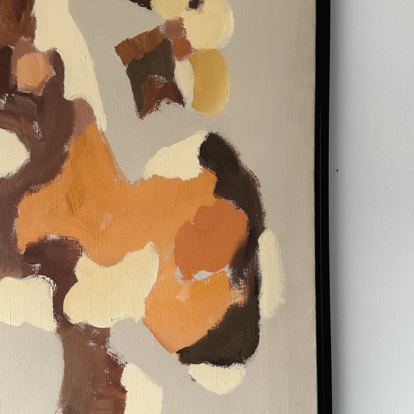 Jacob Semiatin (1915–2003) Expressionist Oil Painting Original, 1960s