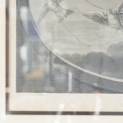 Late 18th–Early 19th Century Neoclassical “Venere” Venus Engraving After Raphael – Tofanelli & Bertigneni