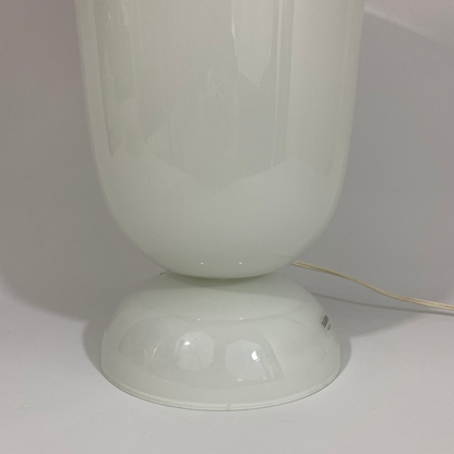 Barbini Murano Glass Tulip Mauve and White Lamp