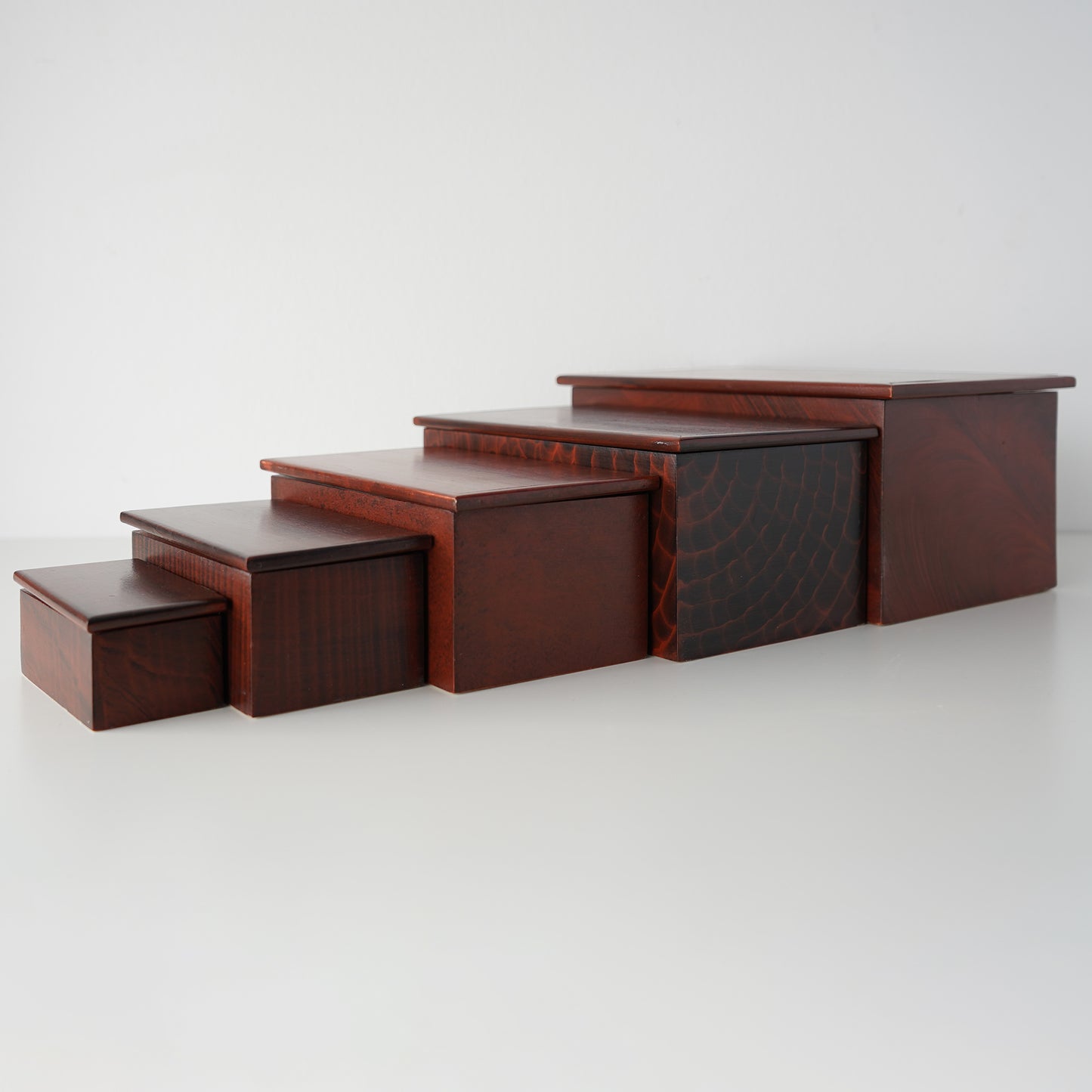 Vintage Vermont Stacking Stash Box Collection- Set of 5