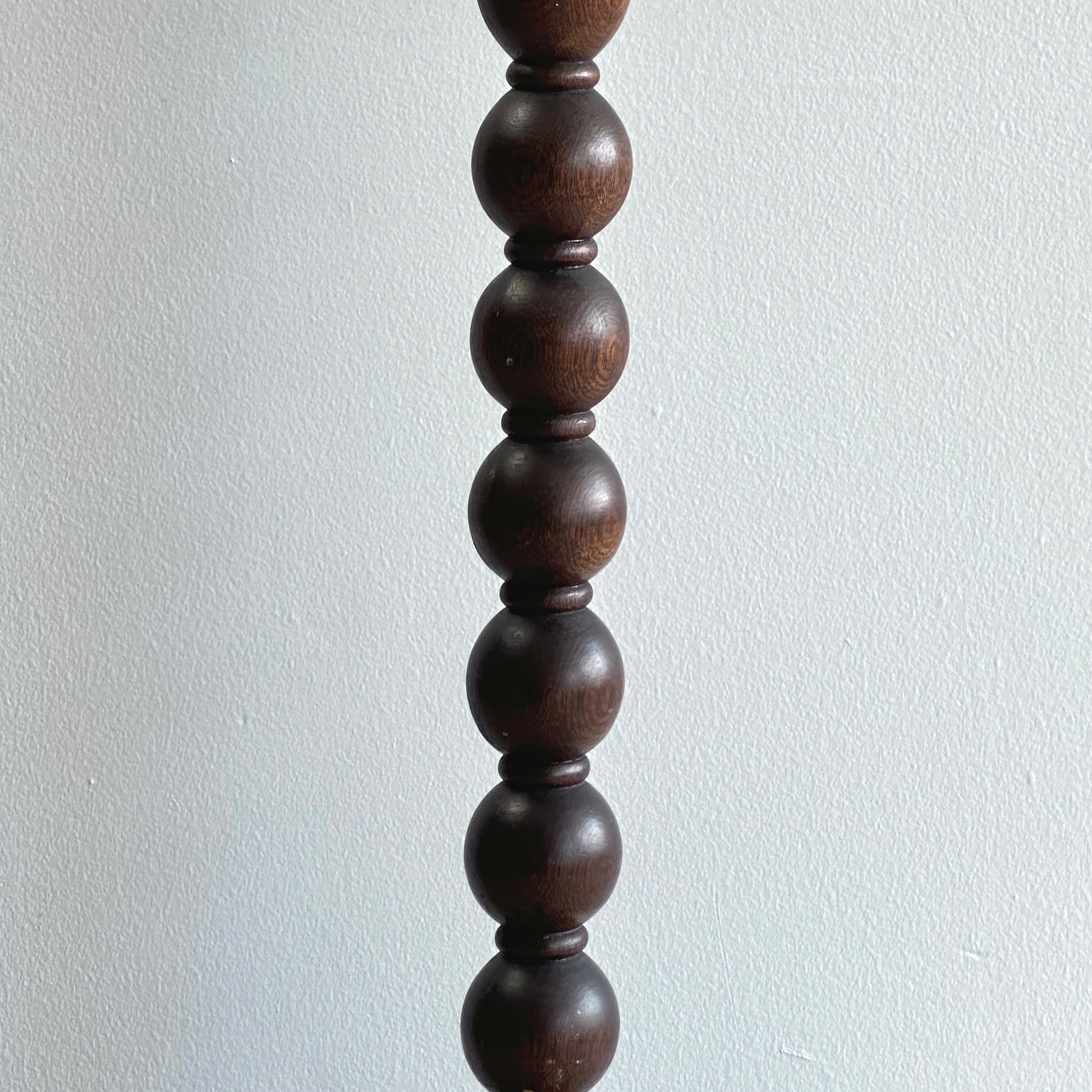 Early 20th Century Ball and Stick Hand Turned Oak Coat & Hat Rack