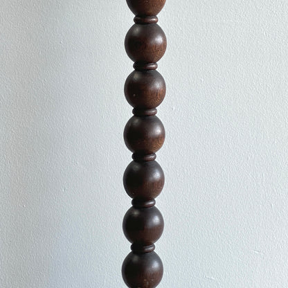 Early 20th Century Ball and Stick Hand Turned Oak Coat & Hat Rack