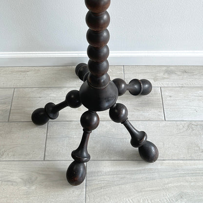 Early 20th Century Ball and Stick Hand Turned Oak Coat & Hat Rack