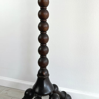 Early 20th Century Ball and Stick Hand Turned Oak Coat & Hat Rack