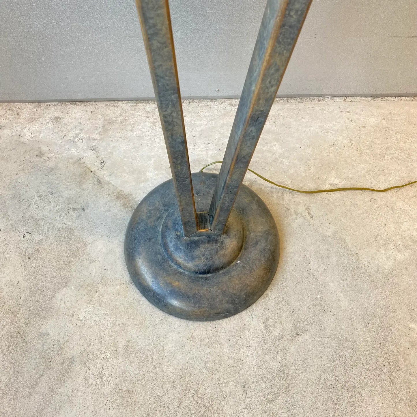 Postmodern Van Teal Lucite and Metal Floor Lamp