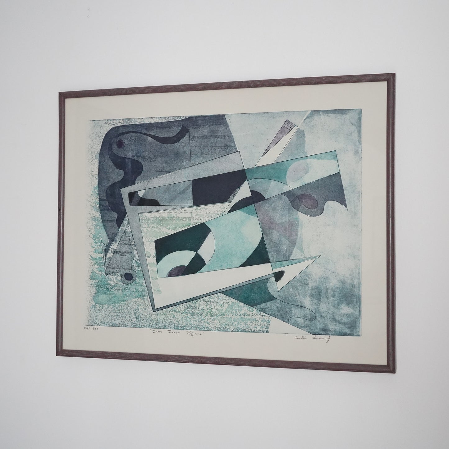 1989 Cecilia Leiseroff (1930-2019) Original Artist Proof Intaglio Print