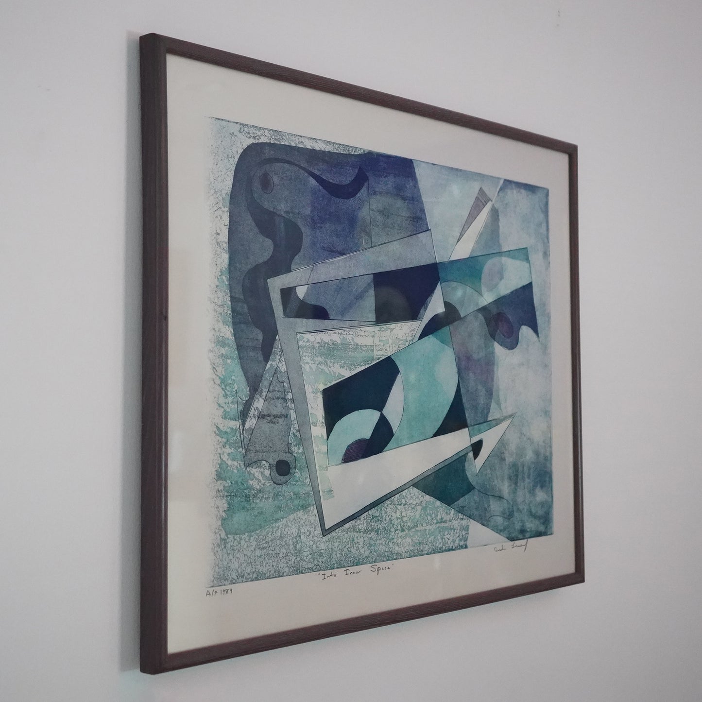 1989 Cecilia Leiseroff (1930-2019) Original Artist Proof Intaglio Print