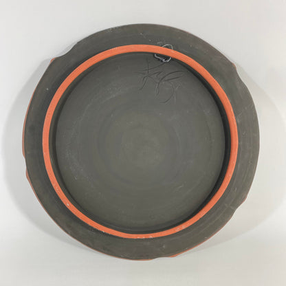 Jim Kemp Pottery Postmodern Ceramic Decorative Plate