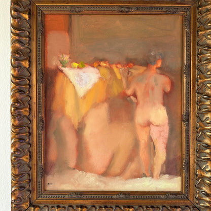 Late 20th Century Still Life Nude Painting by Ilene Silver