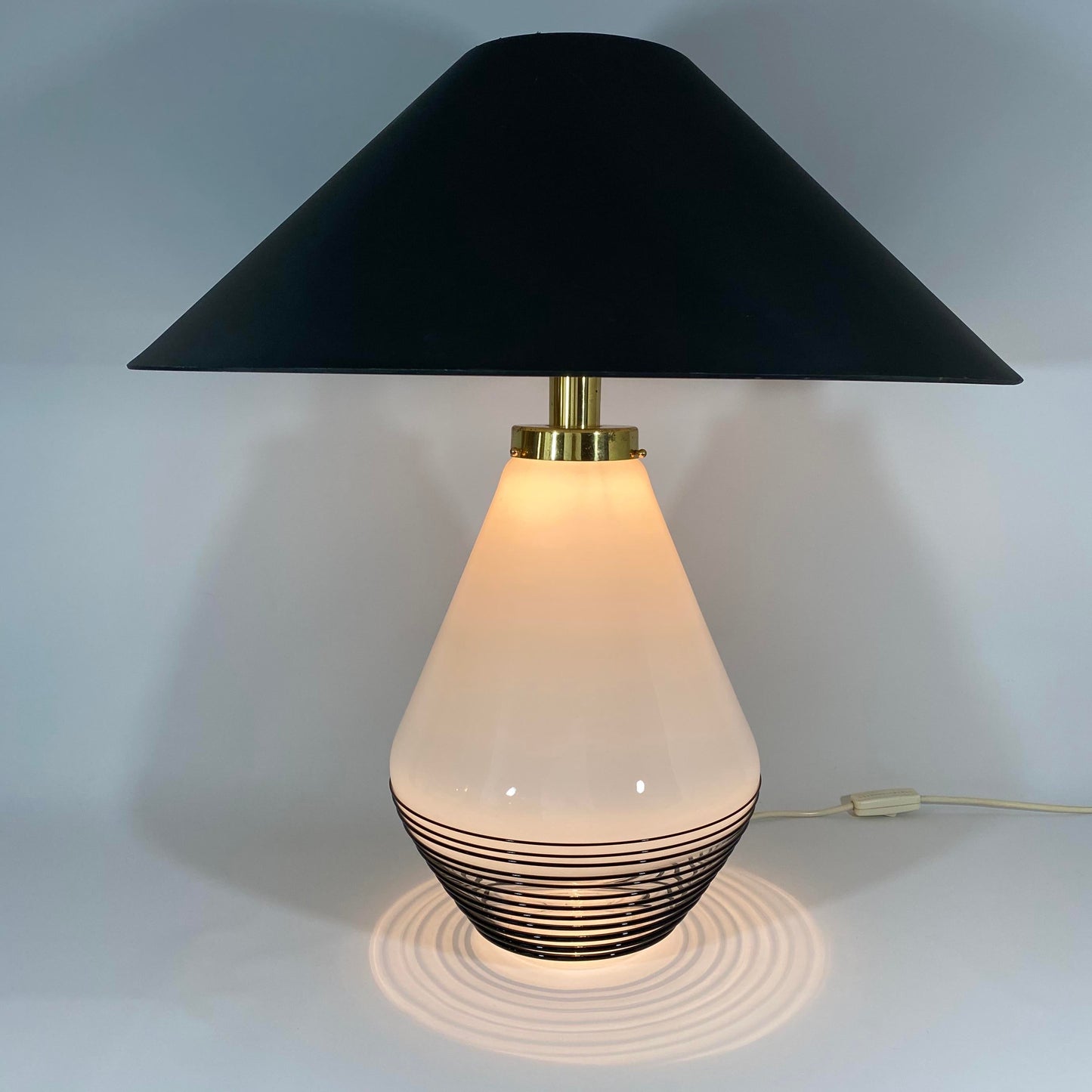 Lino Tagliapietra Attributed Murano Glass Table Lamp by La Murrina