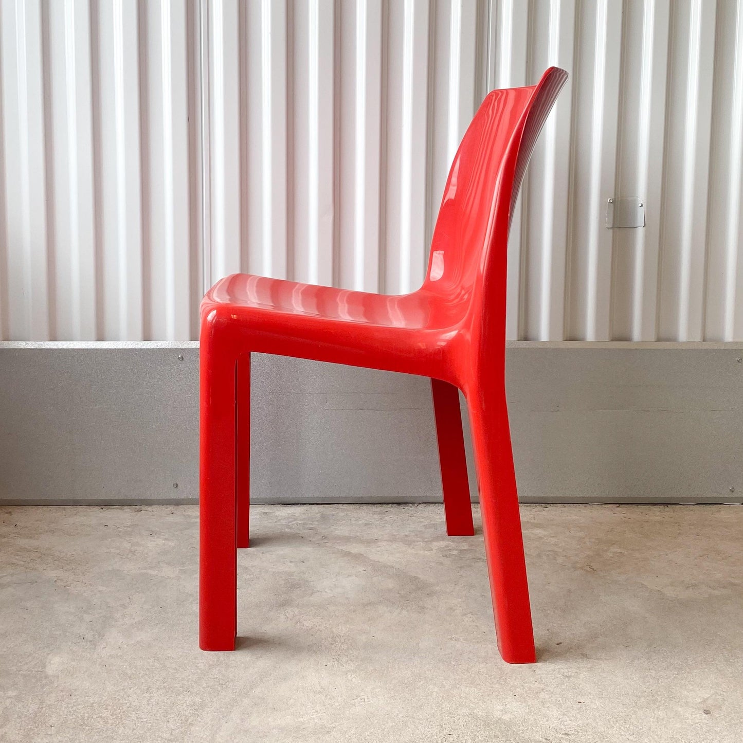 Magistretti Selene Style Molded Plastic Chair by Polyform
