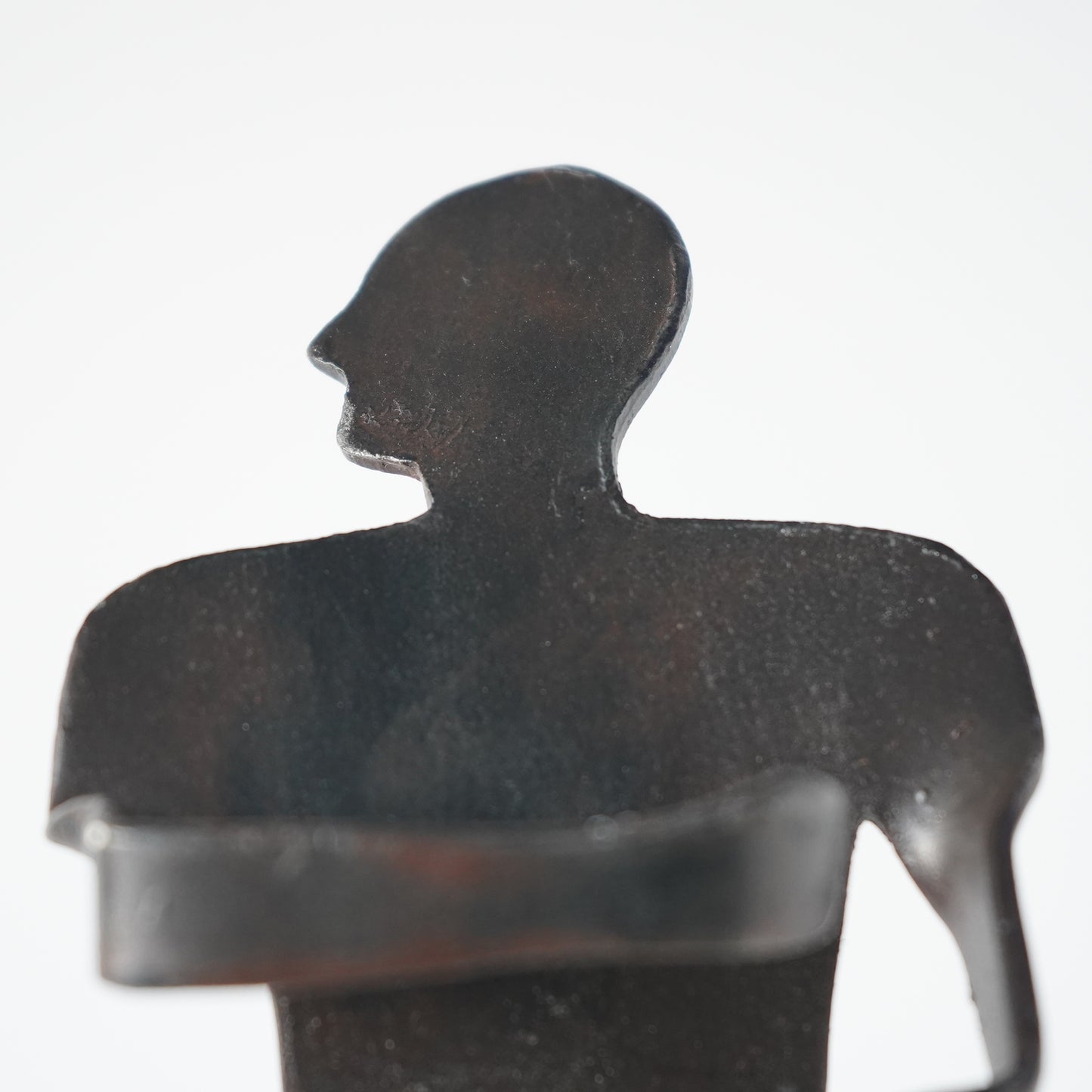 Late 20th Century Vintage Forged Iron Figure Sculpture