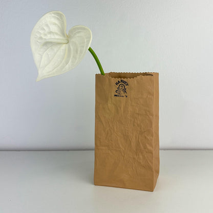 Michel Harvey Trompe-l'œil Paper Bag Porcelain Vase