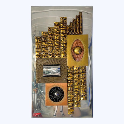 Vintage Brutalist Wall Sculpture in the Style of Paul Vanders