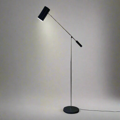 Sonneman Attributed Mid-century Adjustable Cantilever Floor Lamp