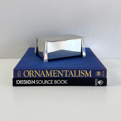 Early 20th Century Art Deco Nickel Silver Trinket Box