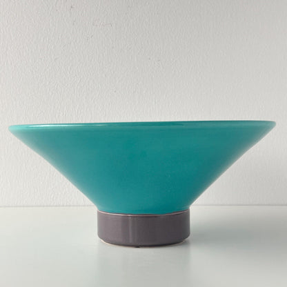 Postmodern Italian Pedestal Bowl by Boccato, Gigante & Zambugi for Sicart