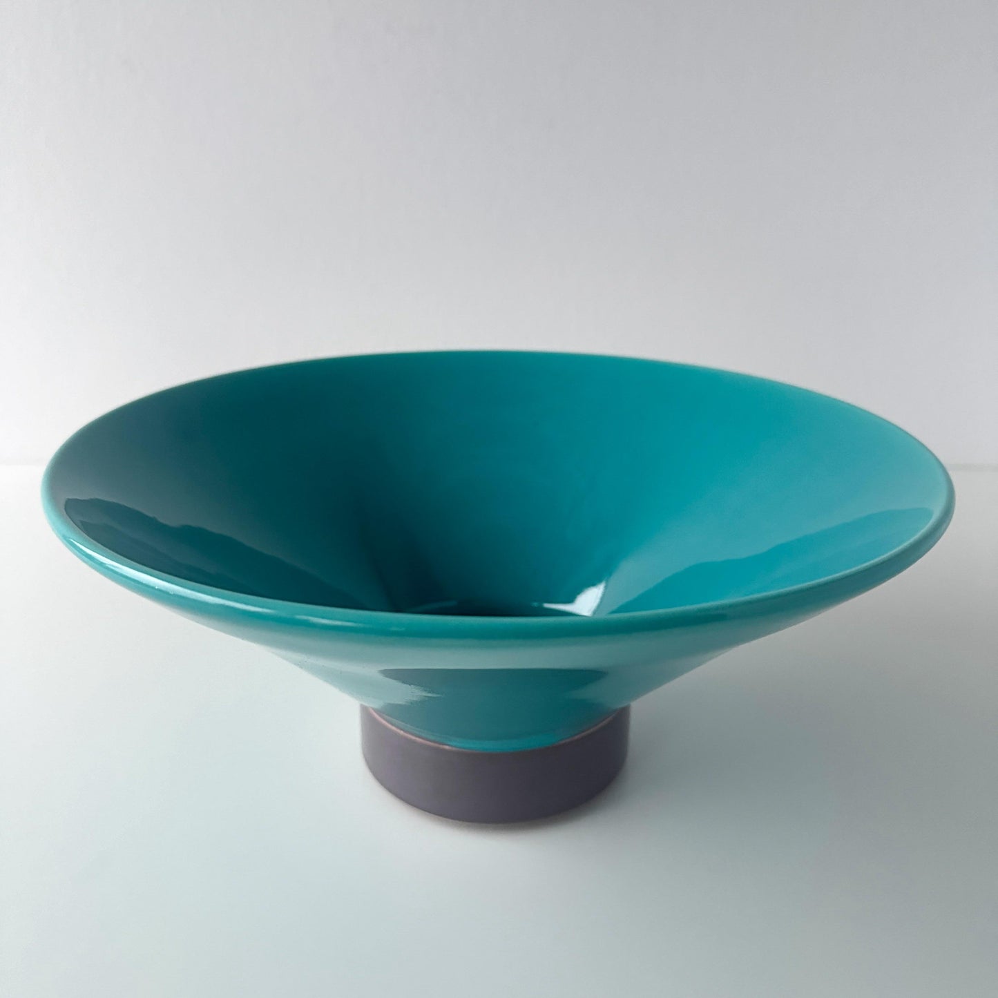 Postmodern Italian Pedestal Bowl by Boccato, Gigante & Zambugi for Sicart