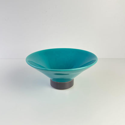 Postmodern Italian Pedestal Bowl by Boccato, Gigante & Zambugi for Sicart