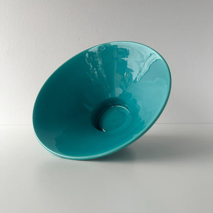 Postmodern Italian Pedestal Bowl by Boccato, Gigante & Zambugi for Sicart