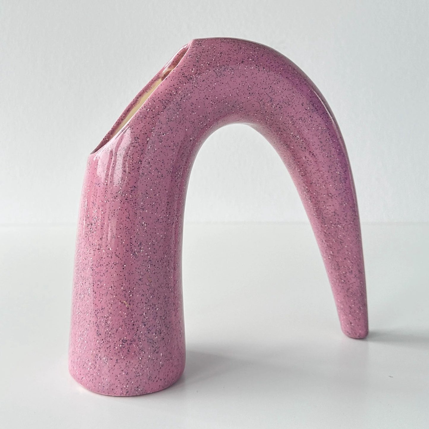 Postmodern Sculptural Ceramic Stiletto Vase