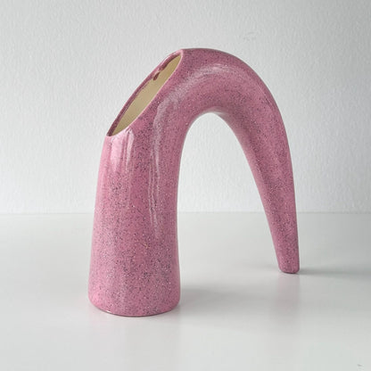 Postmodern Sculptural Ceramic Stiletto Vase