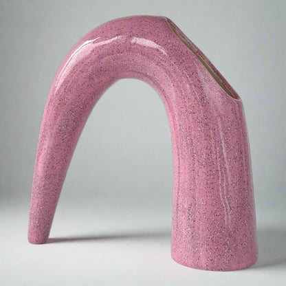 Postmodern Sculptural Ceramic Stiletto Vase