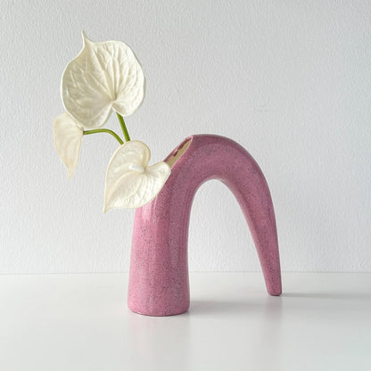 Postmodern Sculptural Ceramic Stiletto Vase