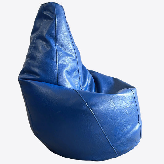 Late 20th Century Zanotta Sacco Style Beanbag Chair In Primary Blue