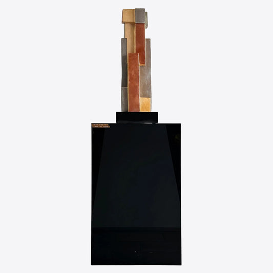 1976 Helen Simon "Lights and Shadows" Sculpture on Lucite Base