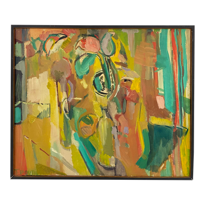 Tom Boutis Still Life Abstract Expressionist Painting