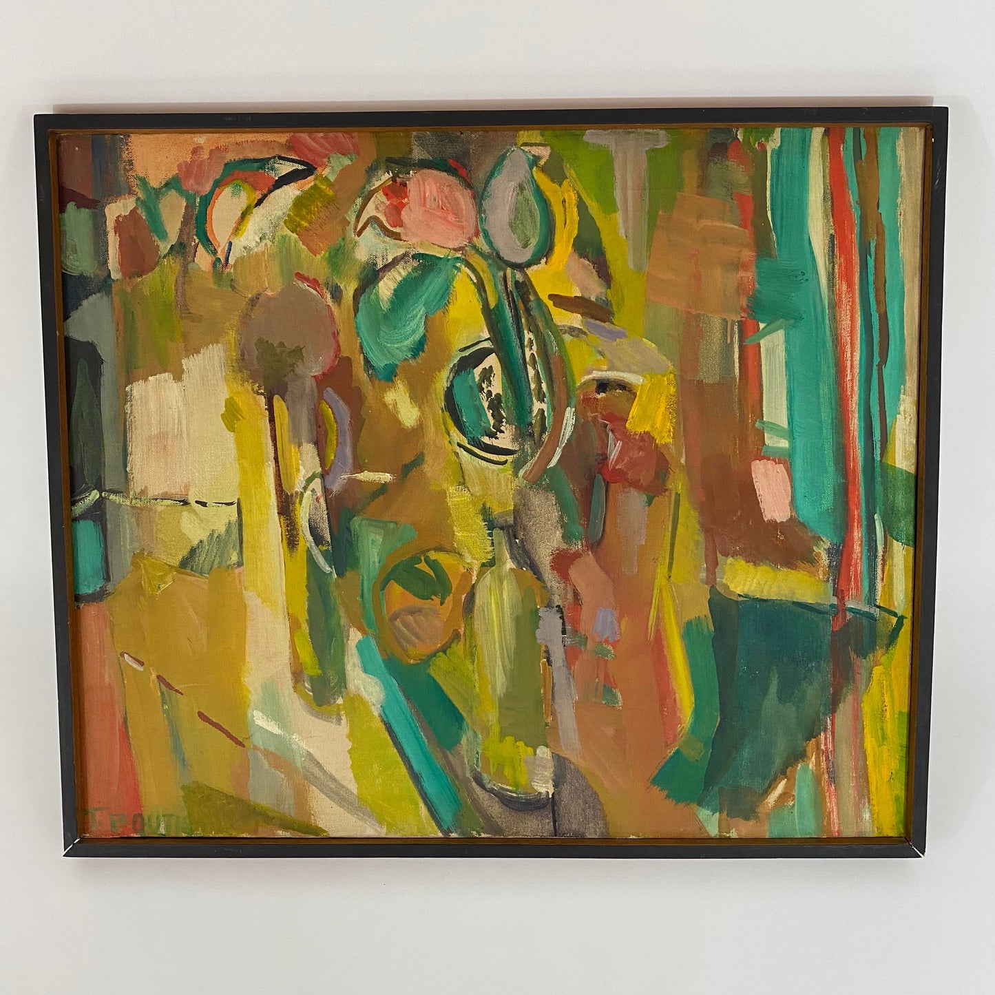 Tom Boutis Still Life Abstract Expressionist Painting