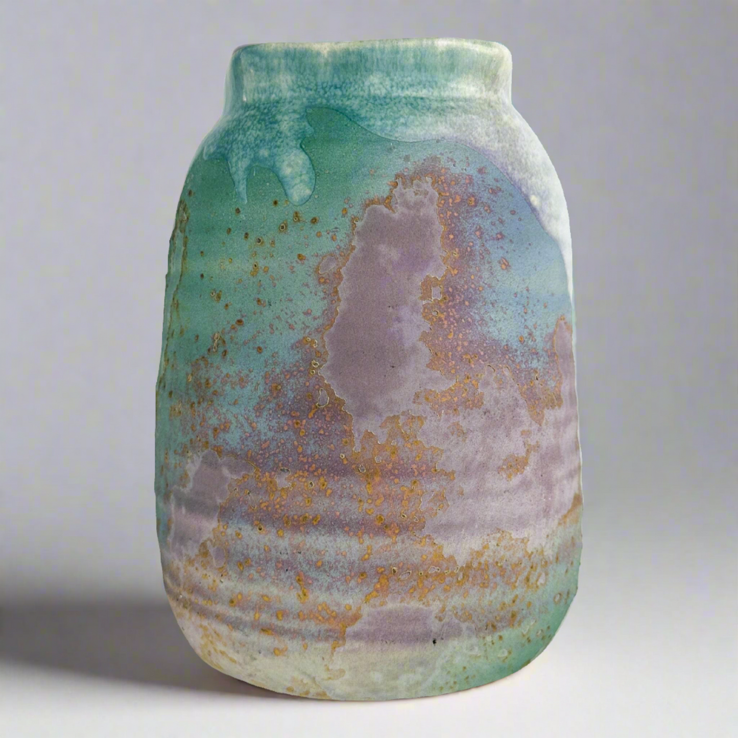 Tony Evans Ceramic Roku Pottery Vase