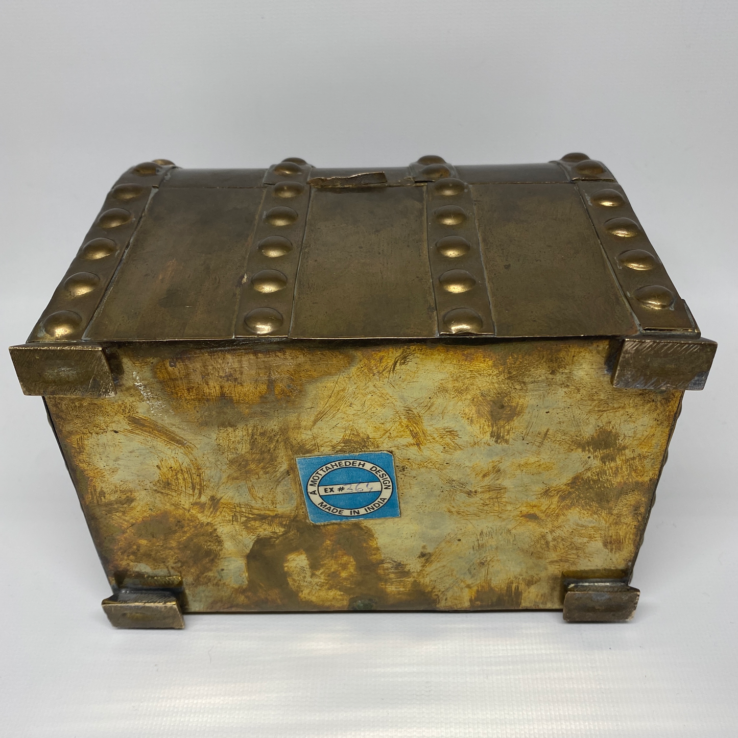 Mottahedeh Brass Trunk Hinged Box