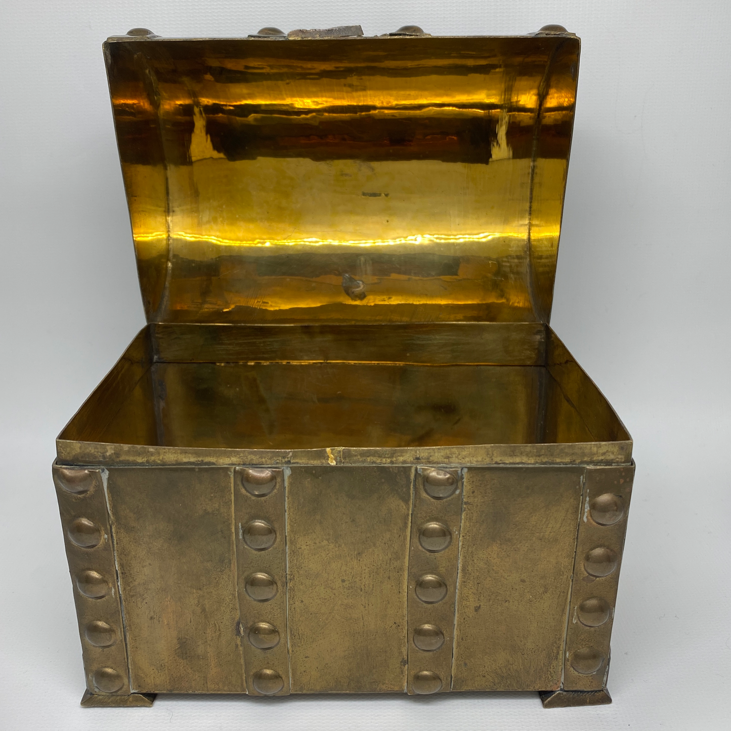 Mottahedeh Brass Trunk Hinged Box