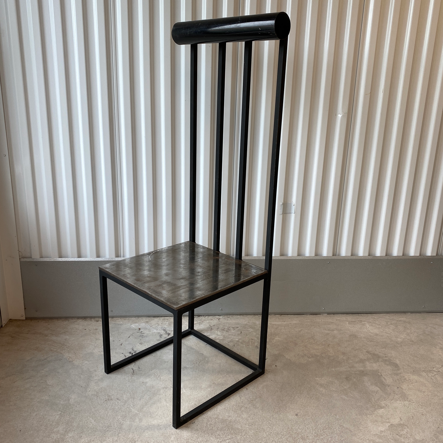 Postmodern Artist Studio Column Sculpture Chair