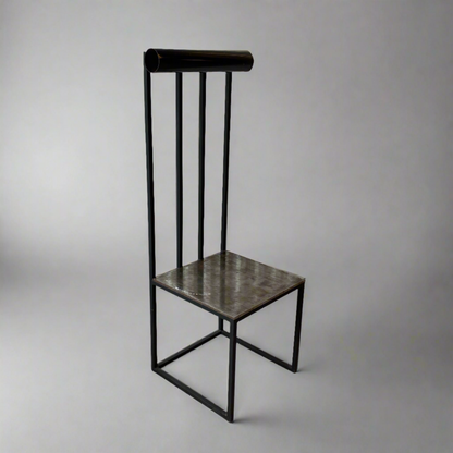 Postmodern Artist Studio Column Sculpture Chair