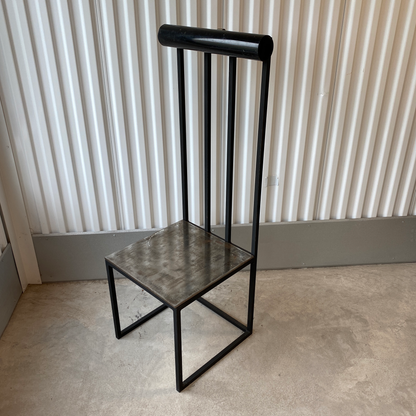 Postmodern Artist Studio Column Sculpture Chair